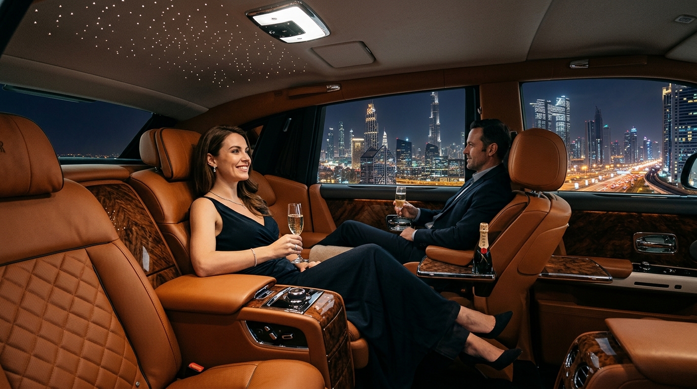 First Class Chauffeur Cabin Experience Dubai